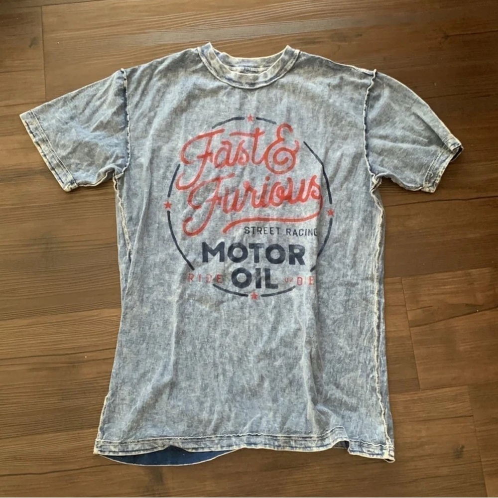 Affliction Fast & Furious Reversible Graphic T-Shirt Size Medium. Price firm - Picture 3 of 4